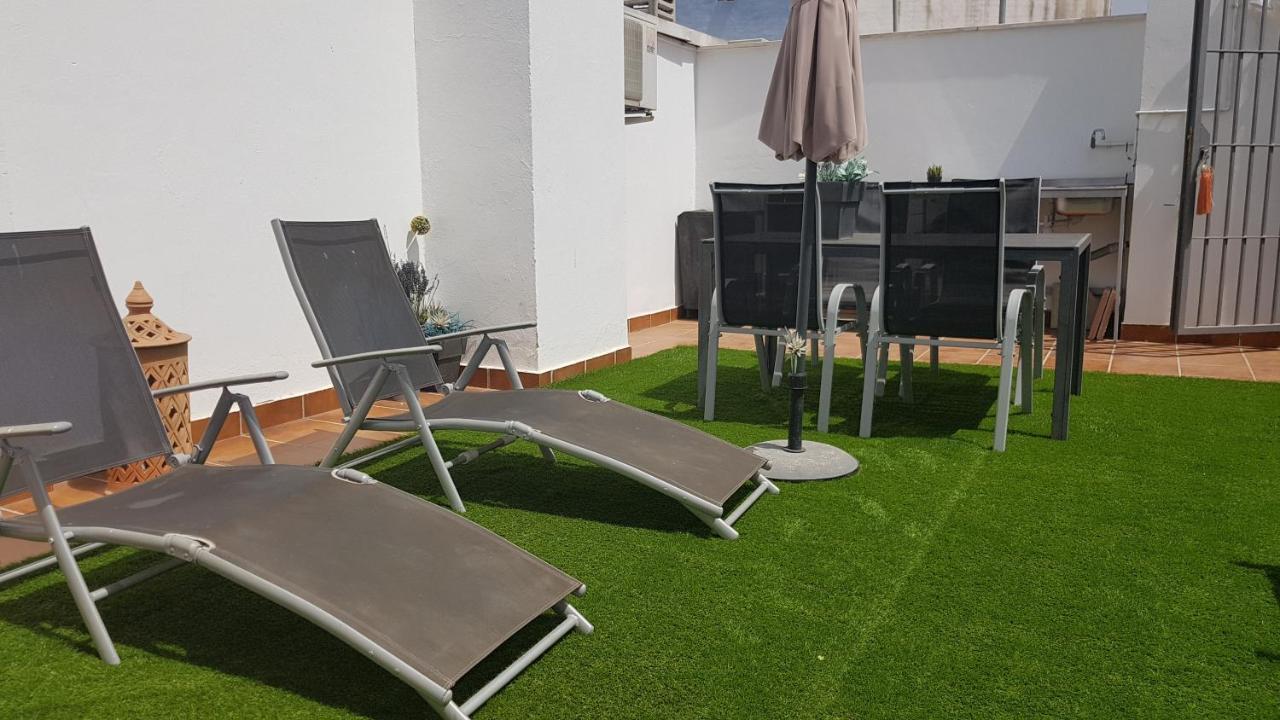 Malaga Centro Terraza Apartment Exterior foto