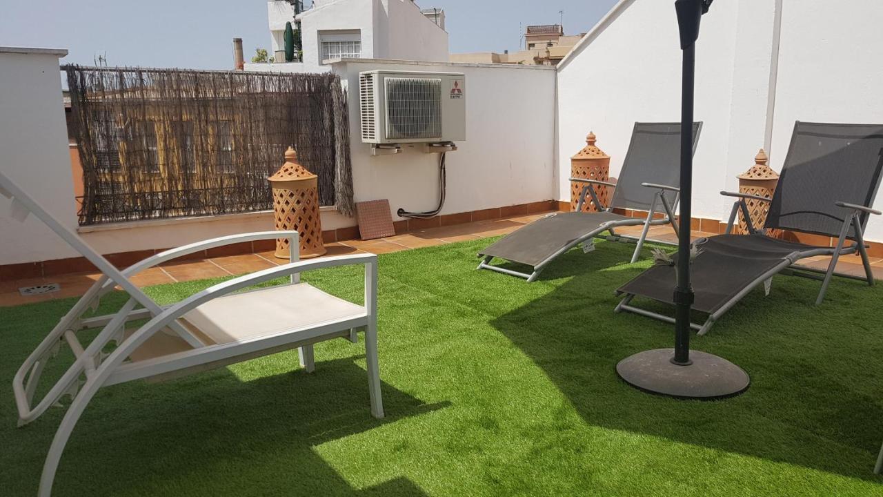 Malaga Centro Terraza Apartment Exterior foto