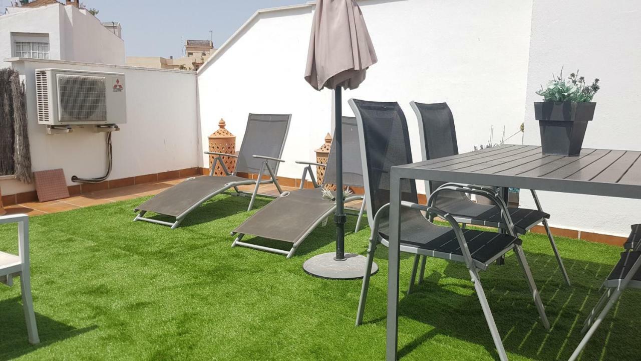 Malaga Centro Terraza Apartment Exterior foto